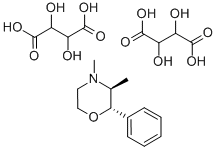 PHENDIMETRAZINE BITARTRATE Struktur