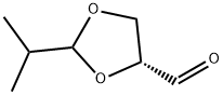 1,3-Dioxolane-4-carboxaldehyde, 2-(1-methylethyl)-, (4R)- (9CI) Struktur