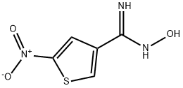 3-Thiophenecarboximidamide,N-hydroxy-5-nitro- Struktur