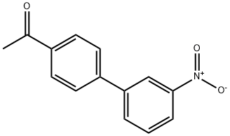 3-Nitro-4'-acetylbiphenyl Struktur