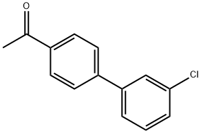 1-(3'-CHLORO-BIPHENYL-4-YL)-ETHANONE Struktur