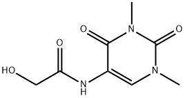 Acetamide, 2-hydroxy-N-(1,2,3,4-tetrahydro-1,3-dimethyl-2,4-dioxo-5-pyrimidinyl)- (9CI) Struktur