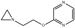 Pyrazine, [2-(1-aziridinyl)ethoxy]- (9CI) Struktur