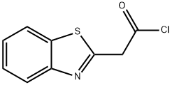 2-Benzothiazoleacetylchloride(9CI) Struktur