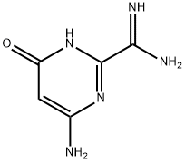 2-Pyrimidinecarboximidamide, 6-amino-1,4-dihydro-4-oxo- (9CI) Struktur