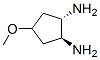 1,2-Cyclopentanediamine,4-methoxy-,(1alpha,2beta,4alpha)-(9CI) Struktur