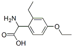 Benzeneacetic acid, alpha-amino-4-ethoxy-2-ethyl- (9CI) Struktur