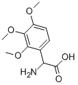 AMINO-(2,3,4-TRIMETHOXY-PHENYL)-ACETIC ACID Struktur