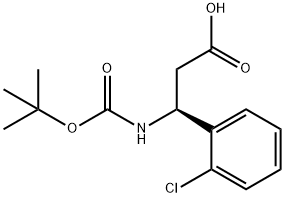 (S)-3-((TERT-ブチルトキシカルボニル)アミノ)-3-(2-クロロフェニル)プロパン酸 price.