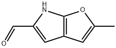 6H-Furo[2,3-b]pyrrole-5-carboxaldehyde, 2-methyl- (9CI) Struktur