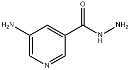 3-Pyridinecarboxylicacid,5-amino-,hydrazide(9CI) Struktur