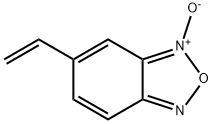 2,1,3-Benzoxadiazole,  5-ethenyl-,  3-oxide Struktur