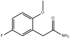 Benzeneacetamide, 5-fluoro-2-methoxy- (9CI) Struktur