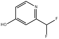 4-Pyridinol, 2-(difluoromethyl)- (9CI) Struktur