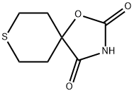 1-Oxa-8-thia-3-azaspiro[4.5]decane-2,4-dione(9CI) Struktur