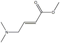 2-Butenoicacid,4-(dimethylamino)-,methylester(9CI) Struktur