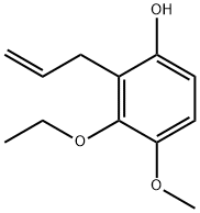 Phenol, 3-ethoxy-4-methoxy-2-(2-propenyl)- (9CI) Struktur