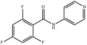 Benzamide, 2,4,6-trifluoro-N-4-pyridinyl- (9CI) Struktur