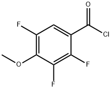 2,3,5-Trifluoro-4-methoxybenzoyl chloride Struktur