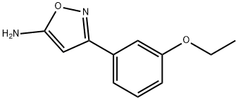 5-Isoxazolamine,3-(3-ethoxyphenyl)-(9CI) Struktur