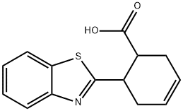 6-(1,3-BENZOTHIAZOL-2-YL)CYCLOHEX-3-ENE-1-CARBOXYLIC ACID Struktur