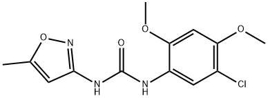 N-(5-CHLORO-2,4-DIMETHOXYPHENYL)-N'-(5-METHYL-3-ISOXAZOLYL)-UREA