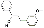 Butyronitrile, 4-(M-Methoxyphenyl)-2-phenyl- Struktur