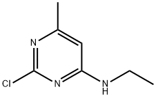 (2-Chloro-6-methyl-pyrimidin-4-yl)-ethyl-amine Struktur