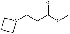 1-Azetidinepropanoicacid,methylester(9CI) Struktur