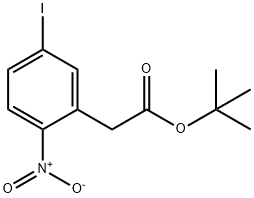 TERT-BUTYL 2-(5-IODO-2-NITROPHENYL)ACETATE Struktur