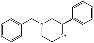 (S)-1-benzyl-3-phenylpiperazine Struktur