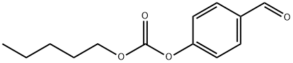 Carbonic acid, 4-formylphenyl pentyl ester Struktur