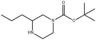 1-BOC-3-PROPYLPIPERAZINE Struktur