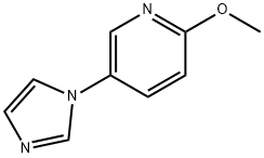 Pyridine, 5-(1H-imidazol-1-yl)-2-methoxy- (9CI) Struktur