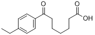 7-(4-ETHYLPHENYL)-7-OXOHEPTANOIC ACID Struktur