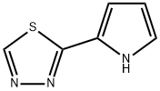 1,3,4-Thiadiazole,  2-(1H-pyrrol-2-yl)- Struktur