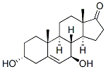 Androst-5-en-17-one, 3,7-dihydroxy-, (3alpha,7beta)- (9CI) Struktur