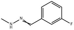 Benzaldehyde, 3-fluoro-, methylhydrazone (9CI) Struktur