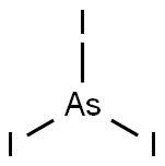 Arsenic triiodide Struktur