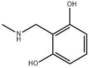 1,3-Benzenediol, 2-[(methylamino)methyl]- (9CI) Struktur