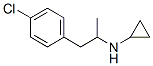 N-cyclopropyl-4-chloroamphetamine Struktur