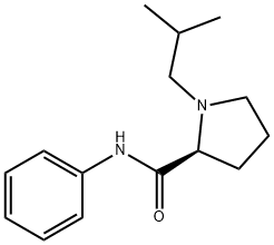 2-Pyrrolidinecarboxamide,1-(2-methylpropyl)-N-phenyl-,(2S)-(9CI) Struktur