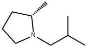 Pyrrolidine, 2-methyl-1-(2-methylpropyl)-, (2S)- (9CI) Struktur