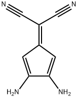 Propanedinitrile,  (3,4-diamino-2,4-cyclopentadien-1-ylidene)-  (9CI) Struktur