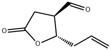 3-Furancarboxaldehyde, tetrahydro-5-oxo-2-(2-propenyl)-, (2S,3R)- (9CI) Struktur