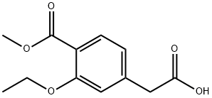 (4-Carboxy-3-ethoxy)phenyl Acetic Acid (Repaglinide Impurity) Struktur