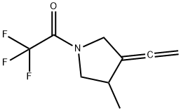 Pyrrolidine, 3-ethenylidene-4-methyl-1-(trifluoroacetyl)- (9CI) Struktur