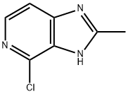 4-chloro-2-methyl-1H-imidazo[4,5-c]pyridine Struktur