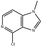 4-CHLORO-1-METHYL-1H-IMIDAZO[4,5-C]PYRIDINE Struktur