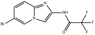 N-(6-BroMoiMidazo[1,2-a]pyridin-2-yl)-2,2,2-trifluoroacetaMide Struktur